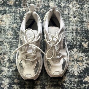 Nike White and Gray Athletic Shoes